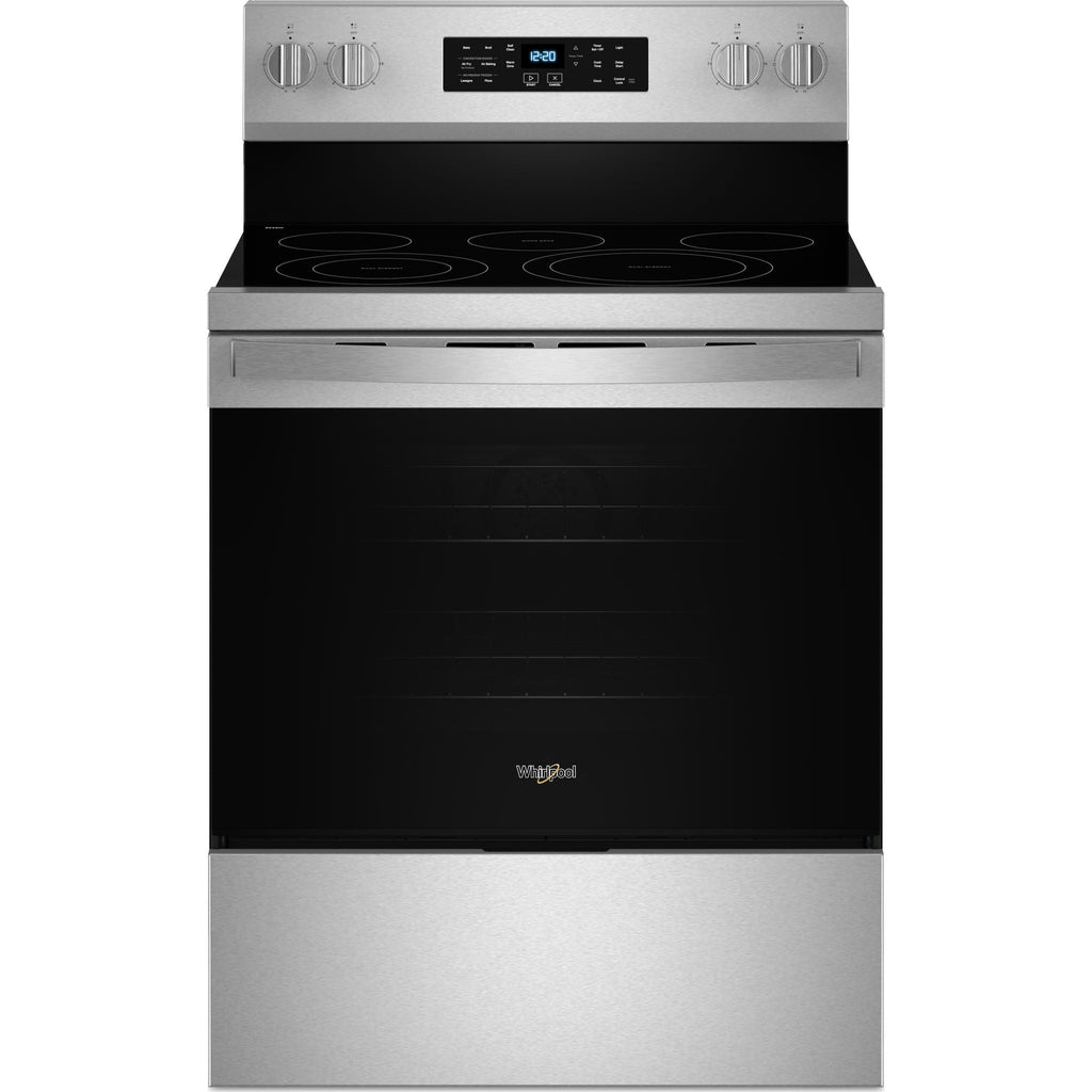 Cuisinière électrique Whirlpool 30 (YWFES5030RZ) - Acier inoxydable anti-traces de doigts