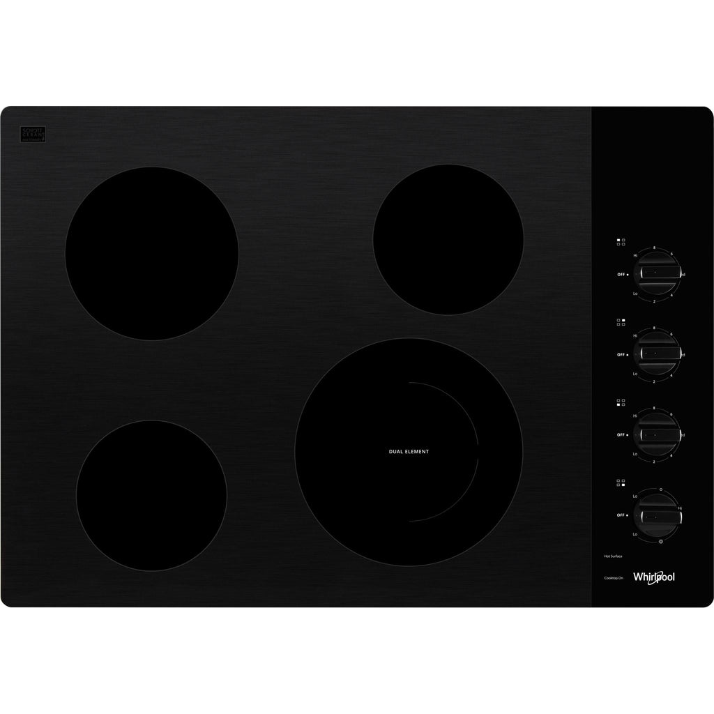 Plaque de cuisson Whirlpool 30 pouces (WCE55US0HB) - Noire
