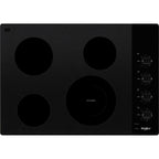 Plaque de cuisson Whirlpool 30 pouces (WCE55US0HB) - Noire