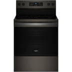 Cuisinière électrique Whirlpool 30 (YWFES5030RV) - Acier inoxydable noir