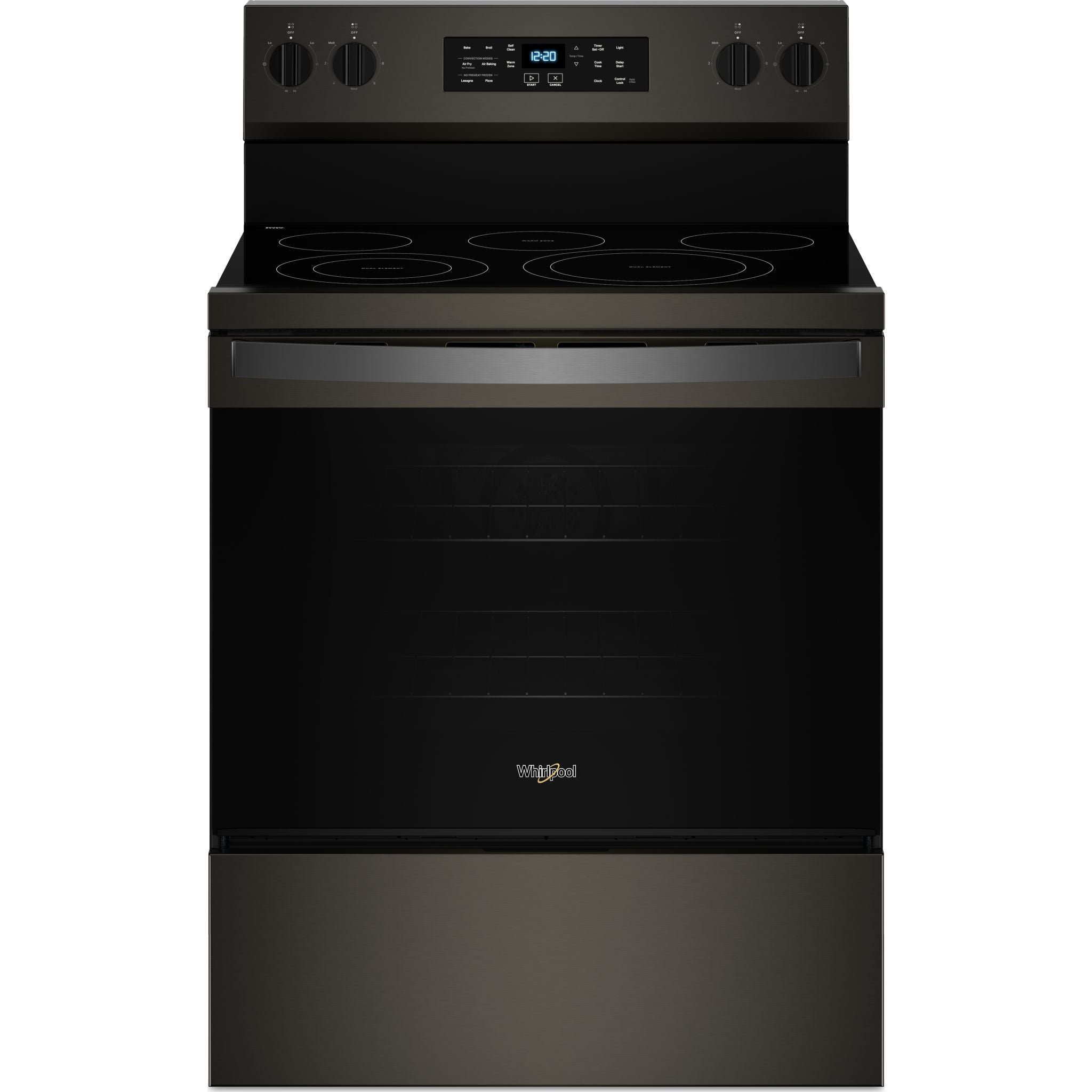Cuisinière électrique Whirlpool 30 (YWFES5030RV) - Acier inoxydable noir