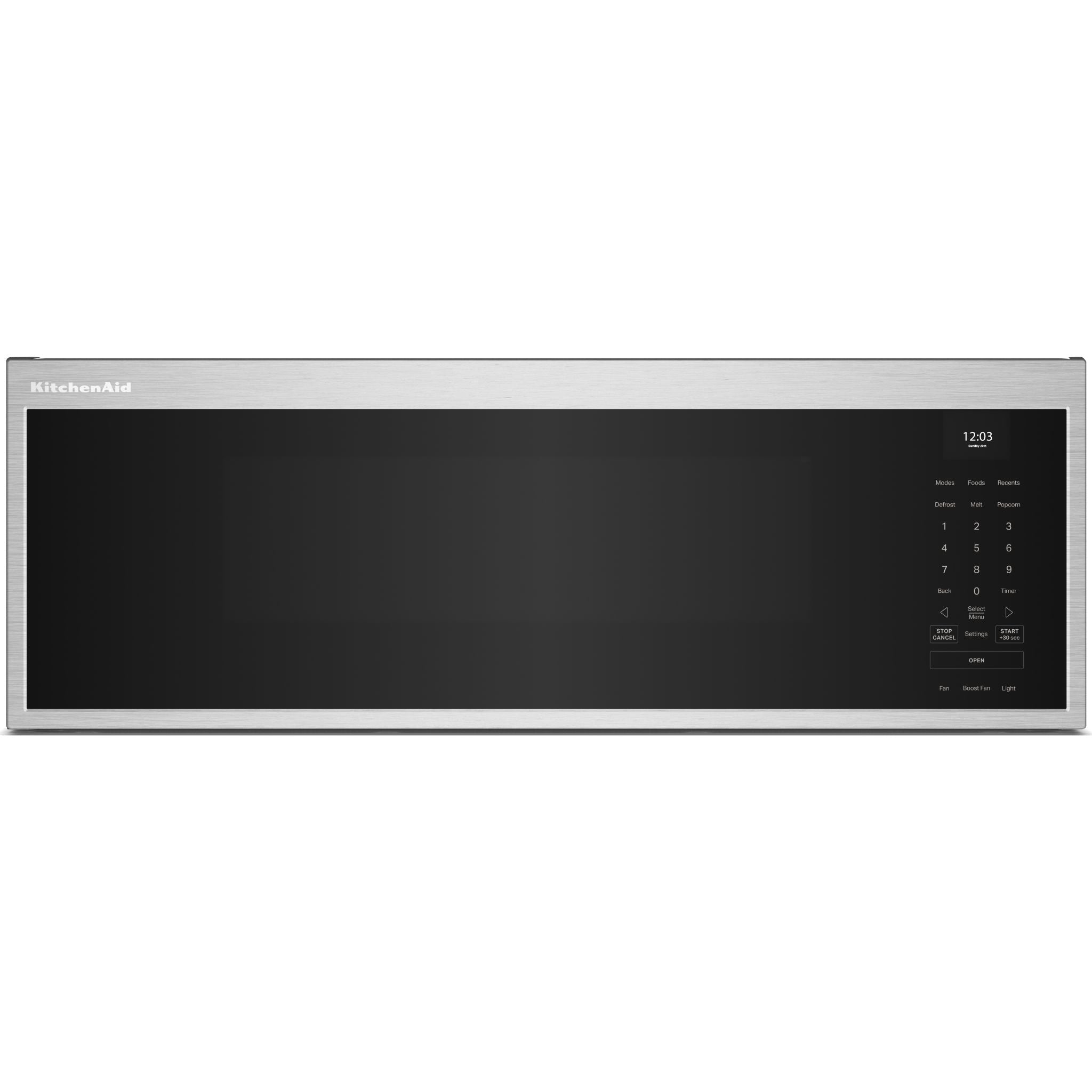 Micro-ondes KitchenAid (YKMML550RPS) - Acier inoxydable anti-traces de doigts