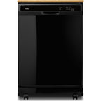 Lave-vaisselle portable Whirlpool, cuve en plastique (WDP370PAHB) - Noir