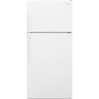 Réfrigérateur Whirlpool à congélateur supérieur (WRT314TFDW) - Blanc