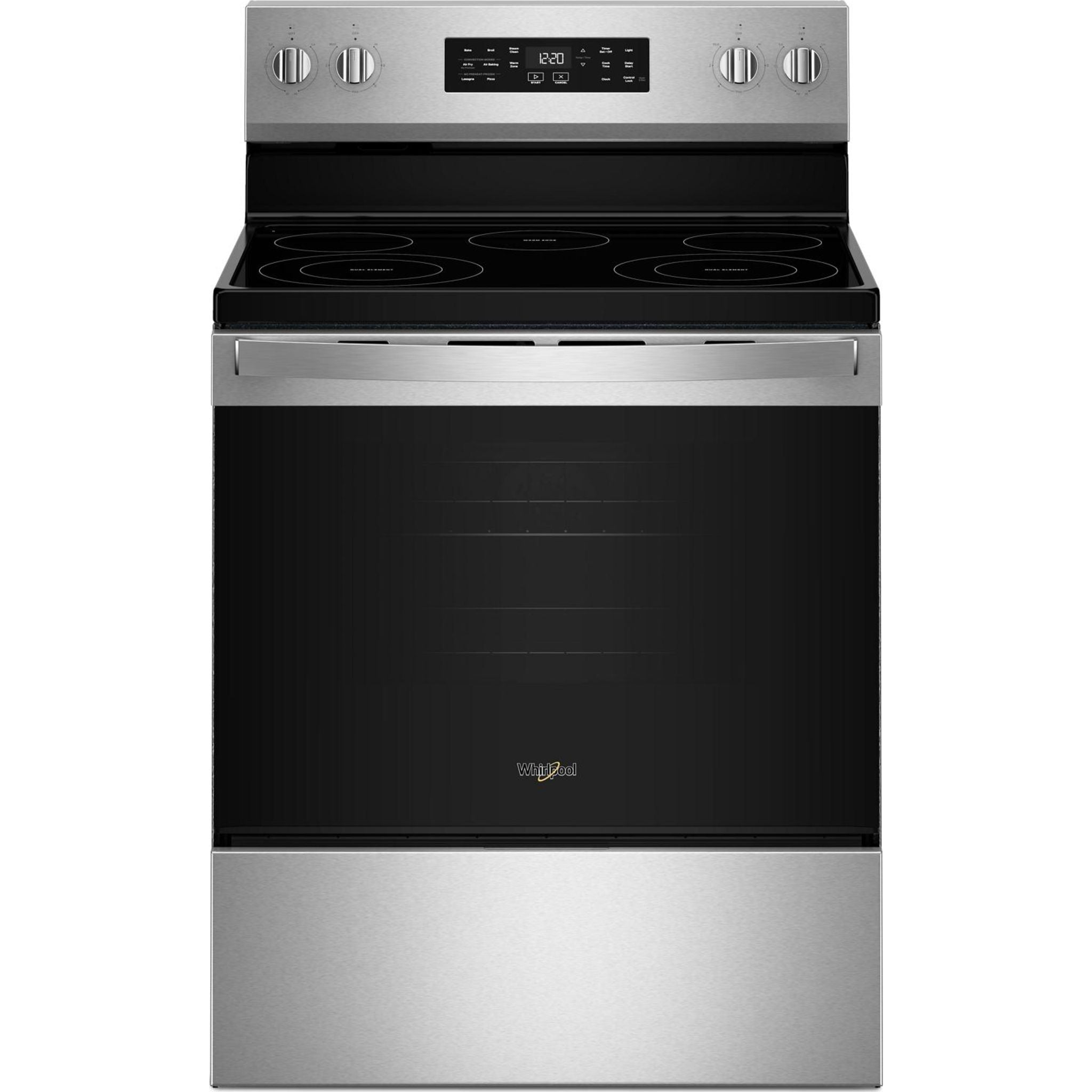 Cuisinière électrique Whirlpool 30 (YWFES4530SZ) - Acier inoxydable anti-traces de doigts