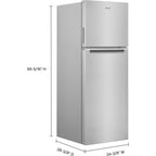 Réfrigérateur Whirlpool à congélateur supérieur (WRT313CZLZ) - Acier inoxydable FGPR