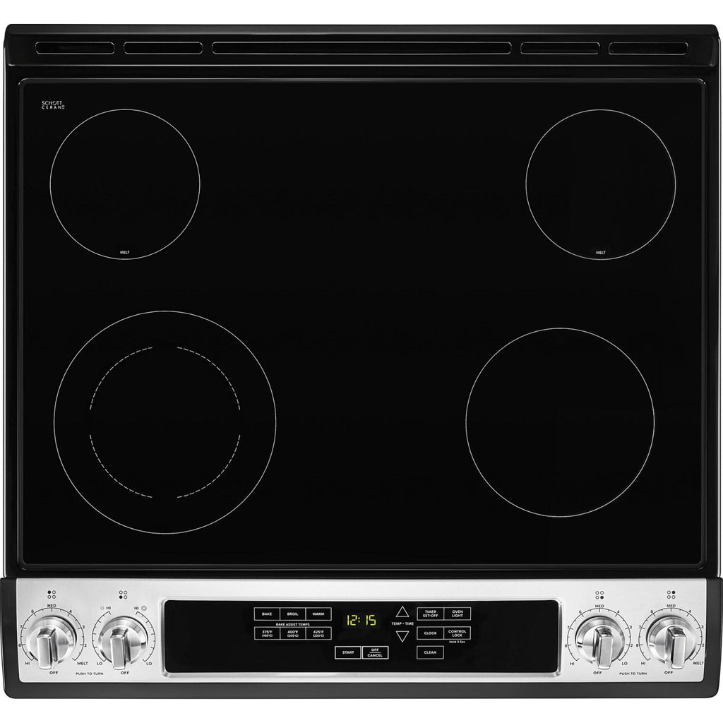 Cuisinière à commandes frontales Amana (YAES6603SFS) - Acier inoxydable