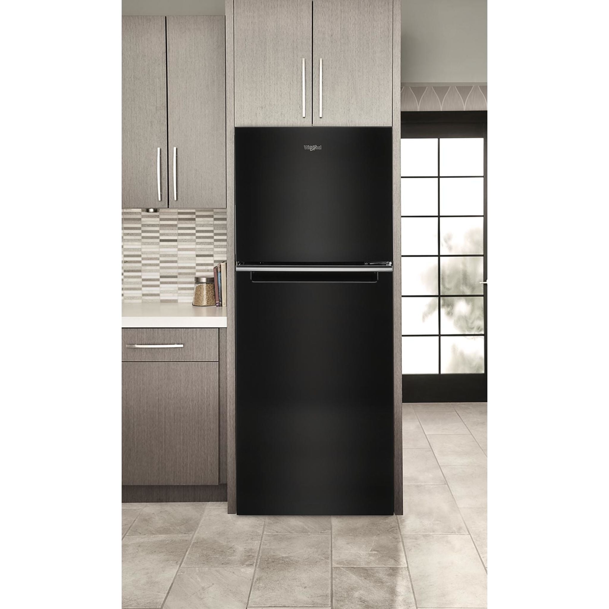 Réfrigérateur Whirlpool à congélateur supérieur (WRT112CZJB) - Noir