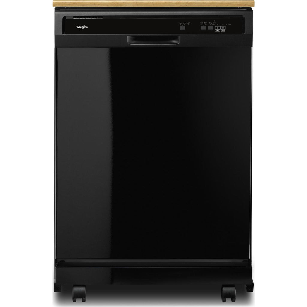 Lave-vaisselle portable Whirlpool, cuve en plastique (WDP370PAHB) - Noir