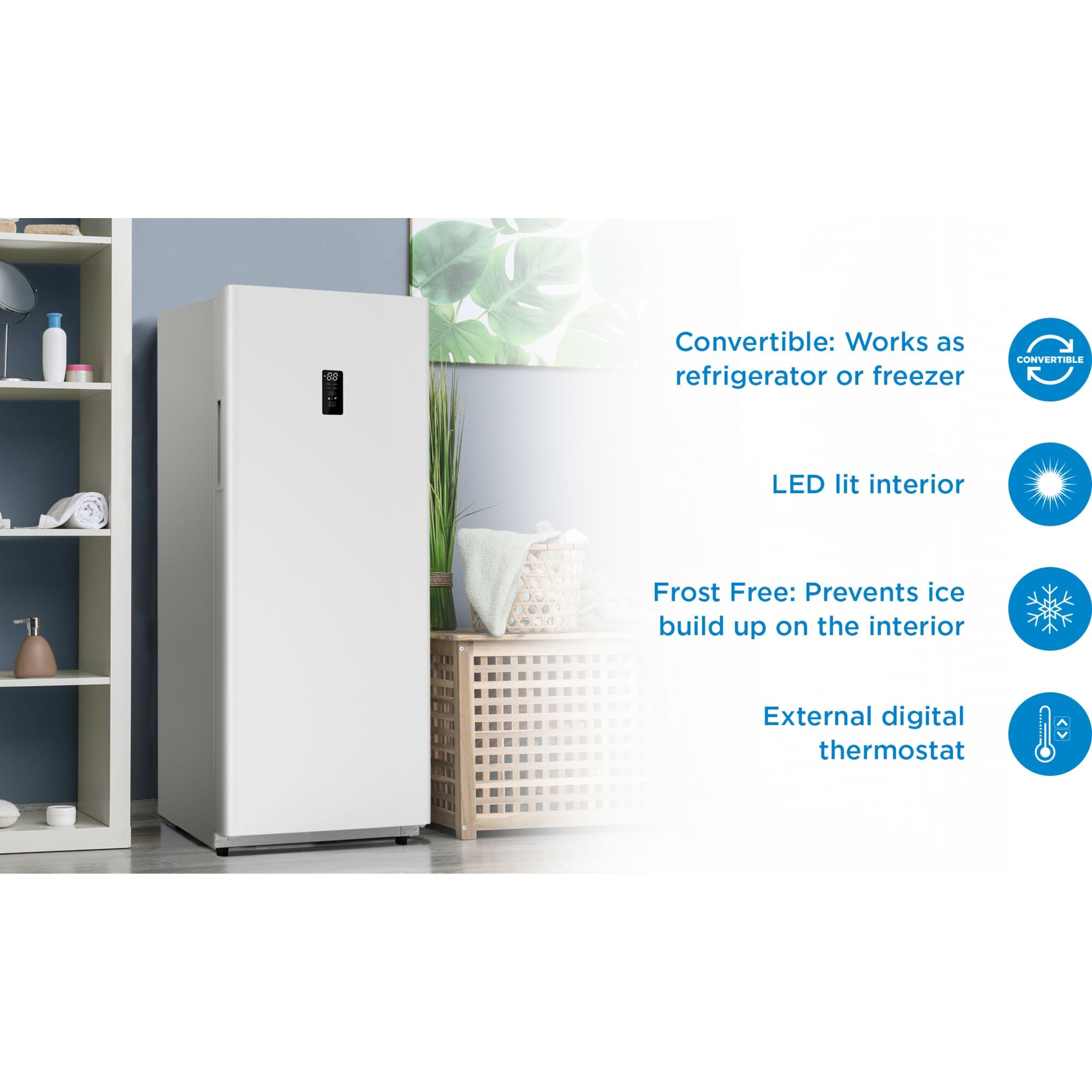 Congélateur vertical Danby (DUF140A1WDB) - Blanc