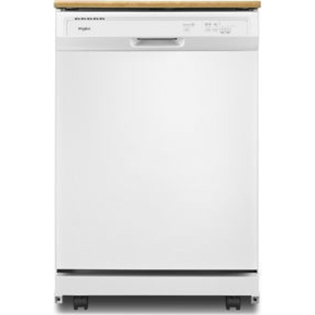 Lave-vaisselle portable Whirlpool avec cuve en plastique (WDP370PAHW) - Blanc