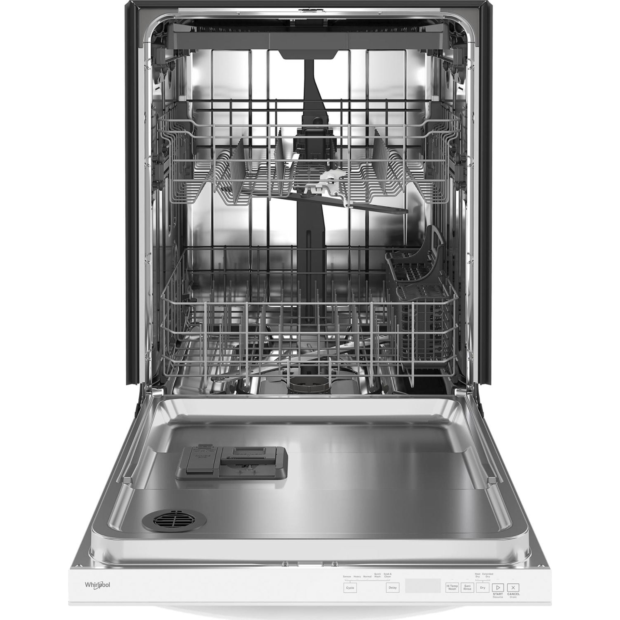 Lave-vaisselle Whirlpool avec cuve en acier inoxydable (WDT750SAKW) - Blanc