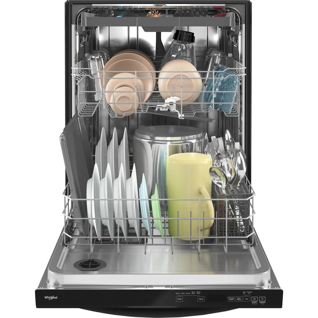 Lave-vaisselle Whirlpool avec cuve en acier inoxydable (WDT750SAKB) - Noir