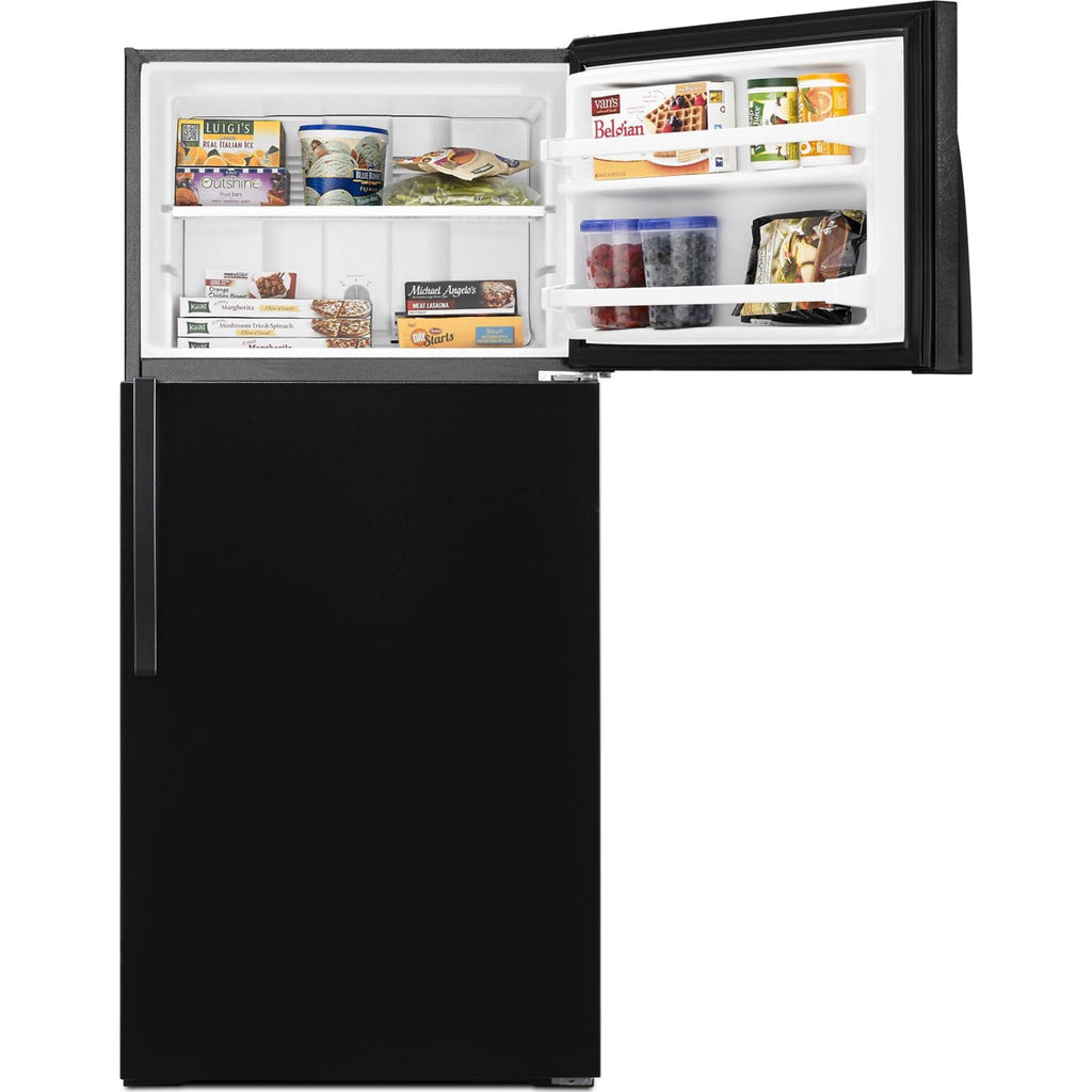 Réfrigérateur Whirlpool à congélateur supérieur (WRT134TFDB) - Noir