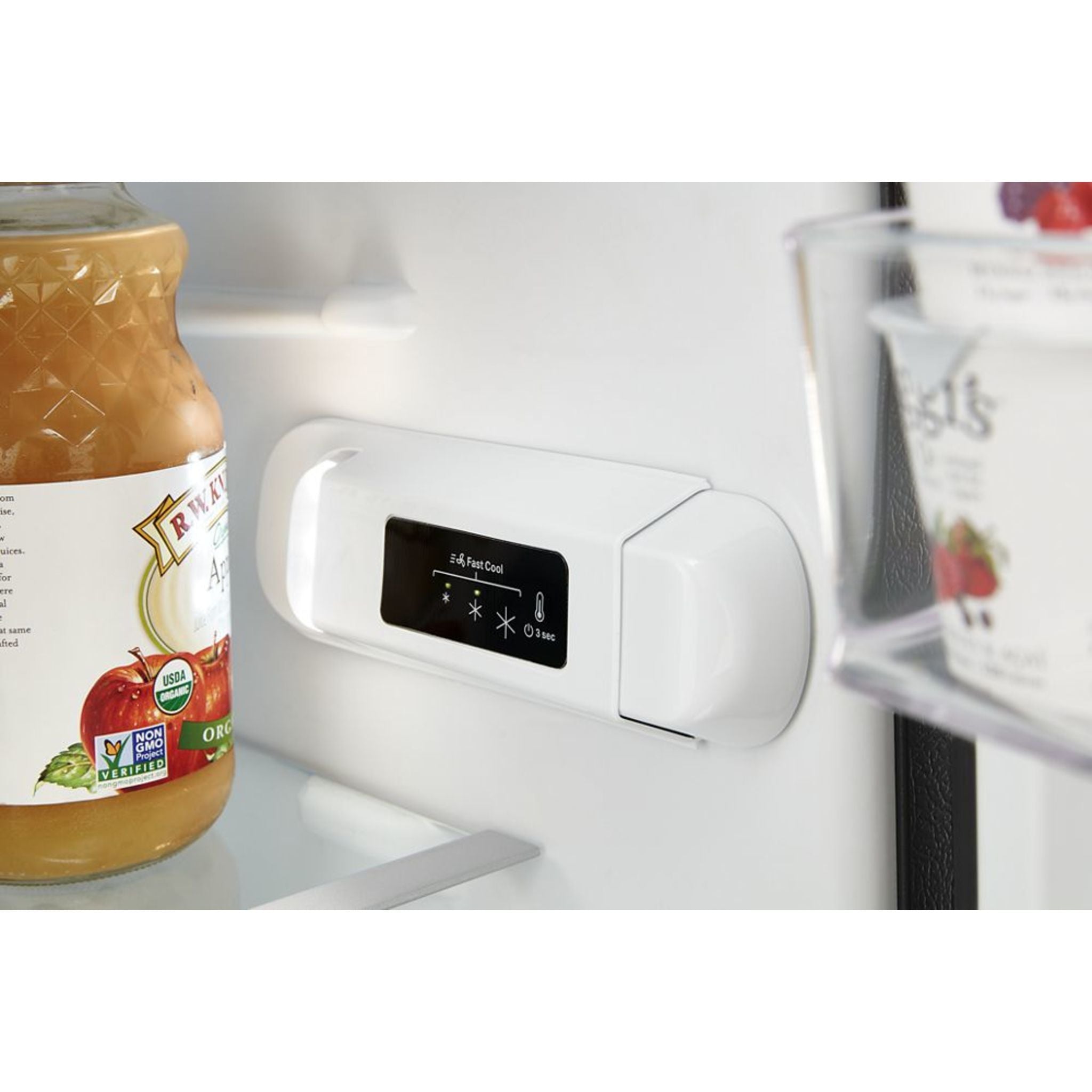 Réfrigérateur Whirlpool à congélateur supérieur (WRT112CZJB) - Noir