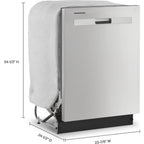 Lave-vaisselle Whirlpool (WDP540HAMZ) - Acier inoxydable