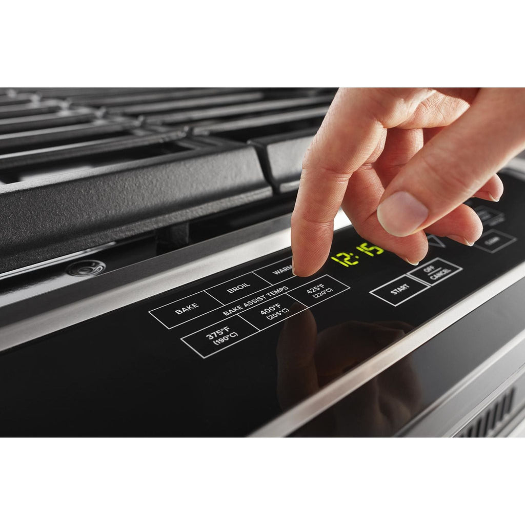 Cuisinière à commandes frontales Amana (YAES6603SFS) - Acier inoxydable