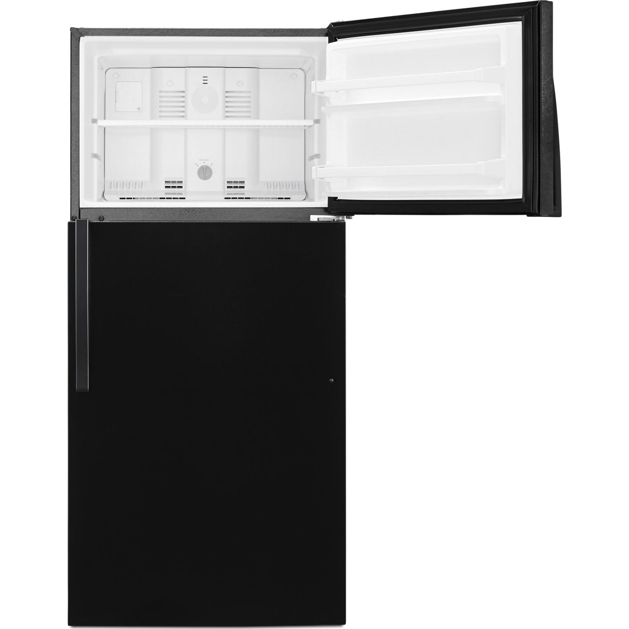 Réfrigérateur Whirlpool à congélateur supérieur (WRT134TFDB) - Noir