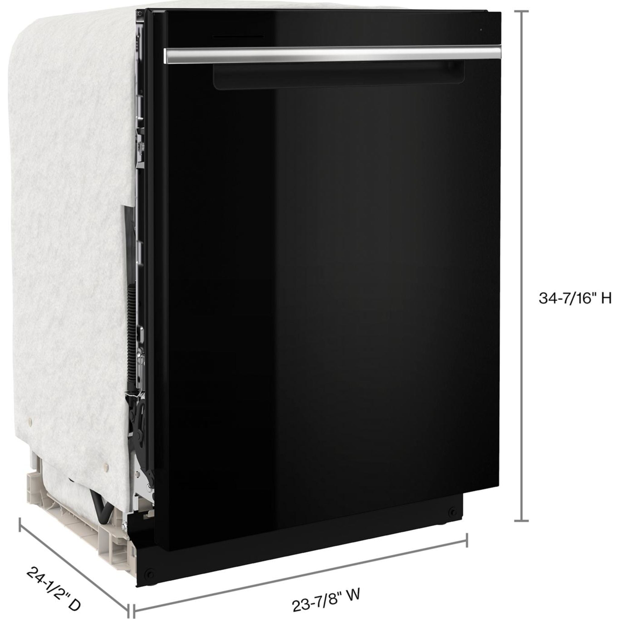 Lave-vaisselle Whirlpool avec cuve en acier inoxydable (WDTA50SAKB) - Noir