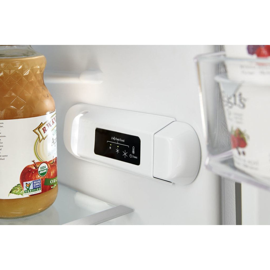 Réfrigérateur Whirlpool à congélateur supérieur (WRT549SZDW) - Blanc