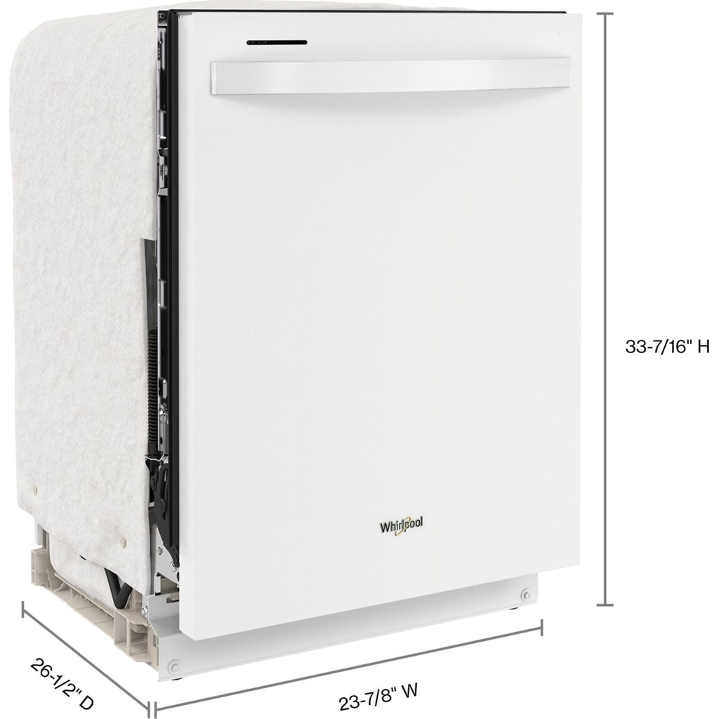 Lave-vaisselle Whirlpool avec cuve en acier inoxydable (WDT750SAKW) - Blanc