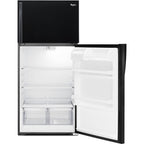 Réfrigérateur Whirlpool à congélateur supérieur (WRT134TFDB) - Noir