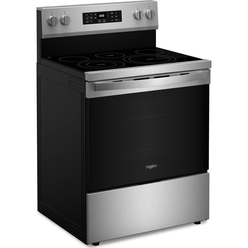 Cuisinière électrique Whirlpool 30 (YWFES5030RZ) - Acier inoxydable anti-traces de doigts