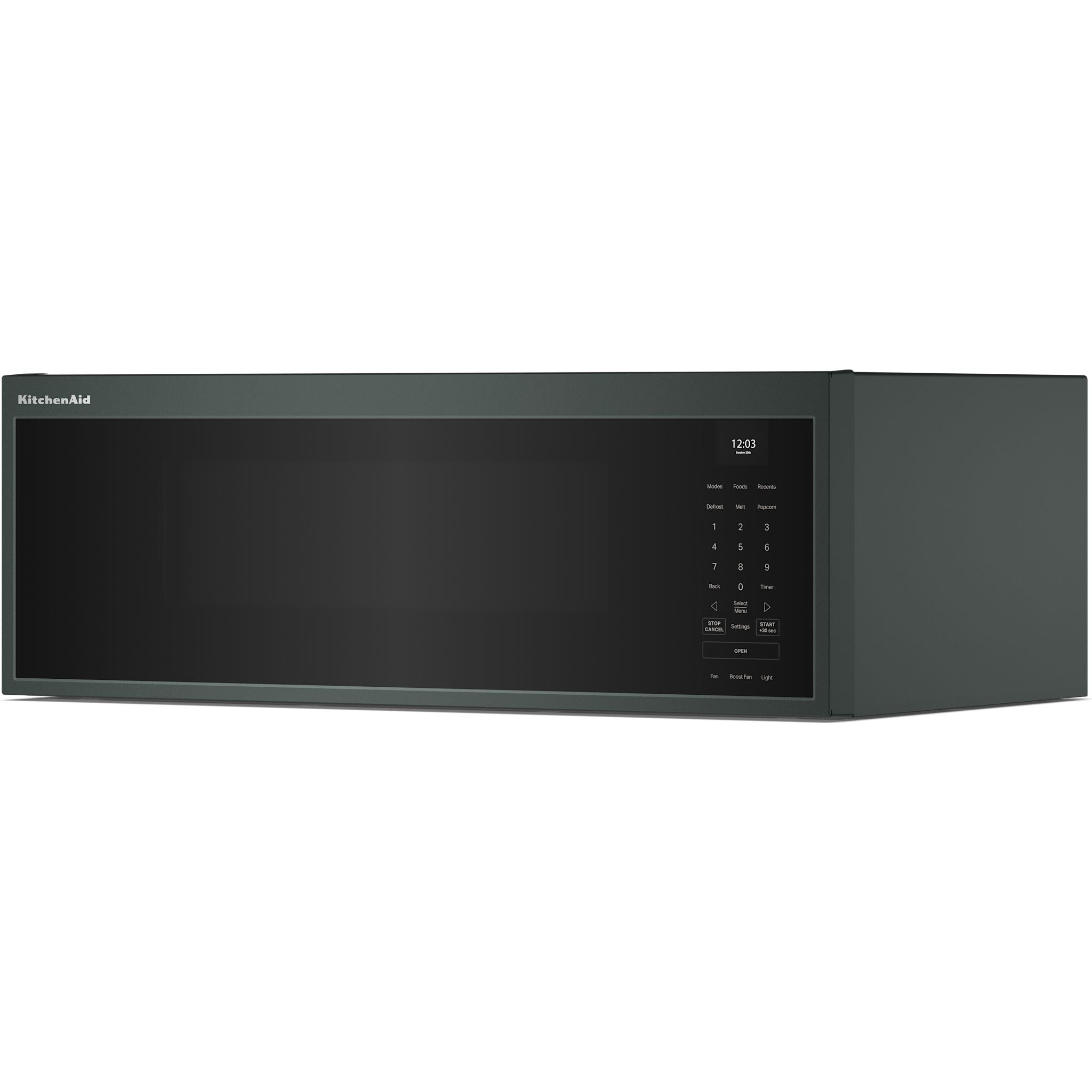 Four à micro-ondes KitchenAid à hotte intégrée (YKMML550RJP) - Genévrier