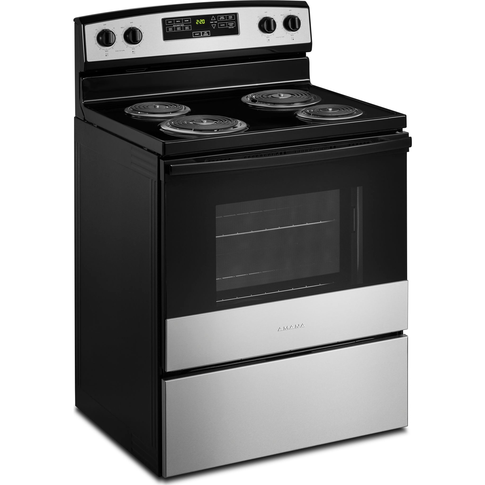 Cuisinière électrique Amana (YACR4303MMS) - Acier inoxydable 