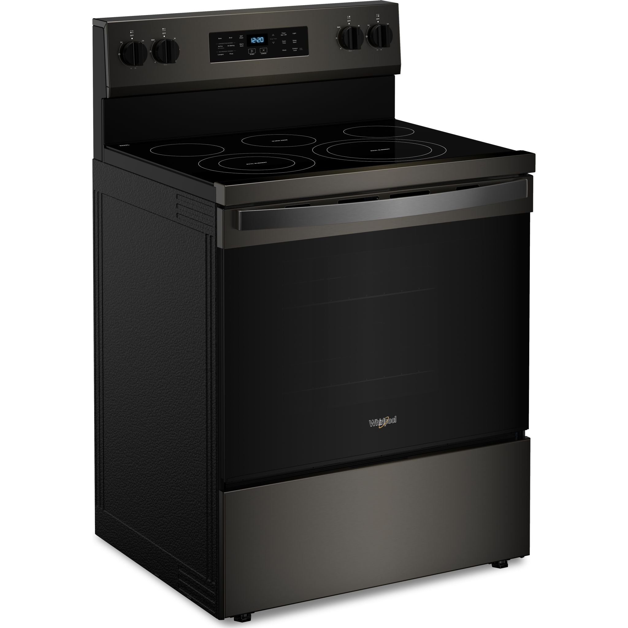 Cuisinière électrique Whirlpool 30 (YWFES5030RV) - Acier inoxydable noir