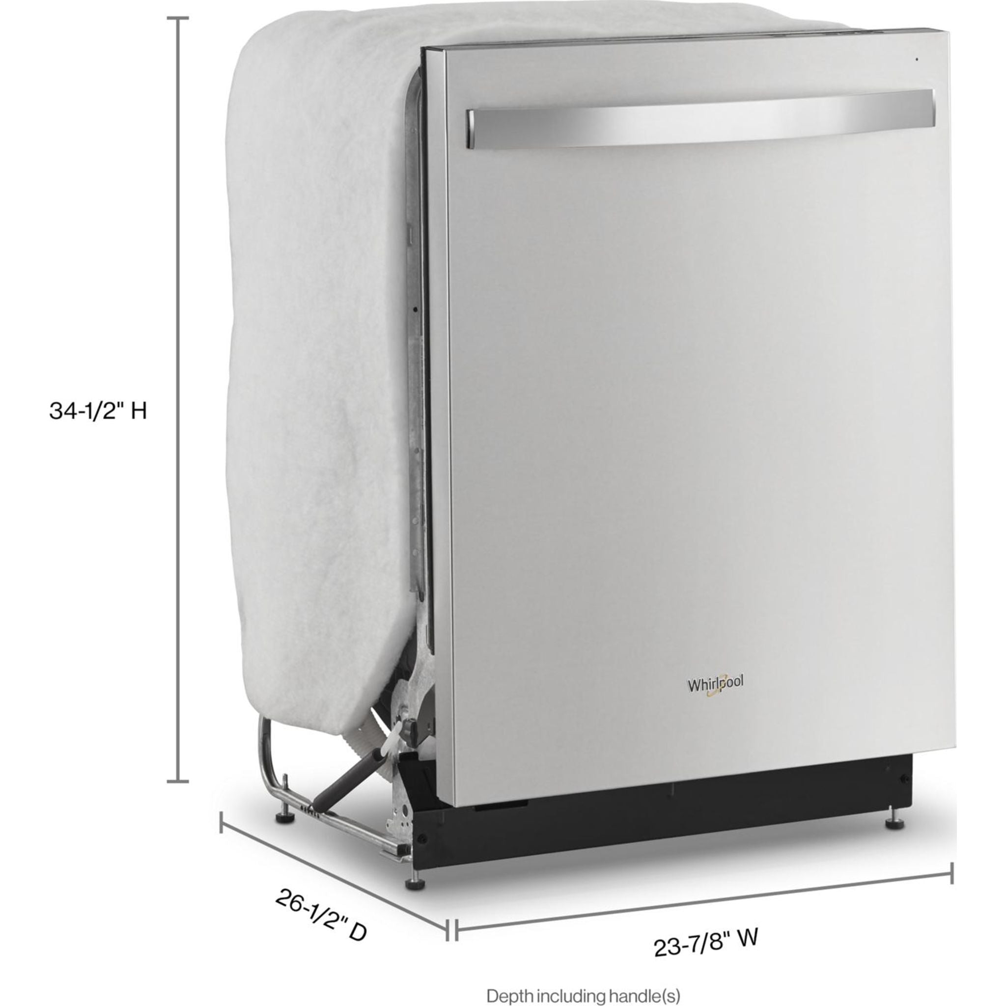 Lave-vaisselle Whirlpool (WDT730HAMZ) - Acier inoxydable