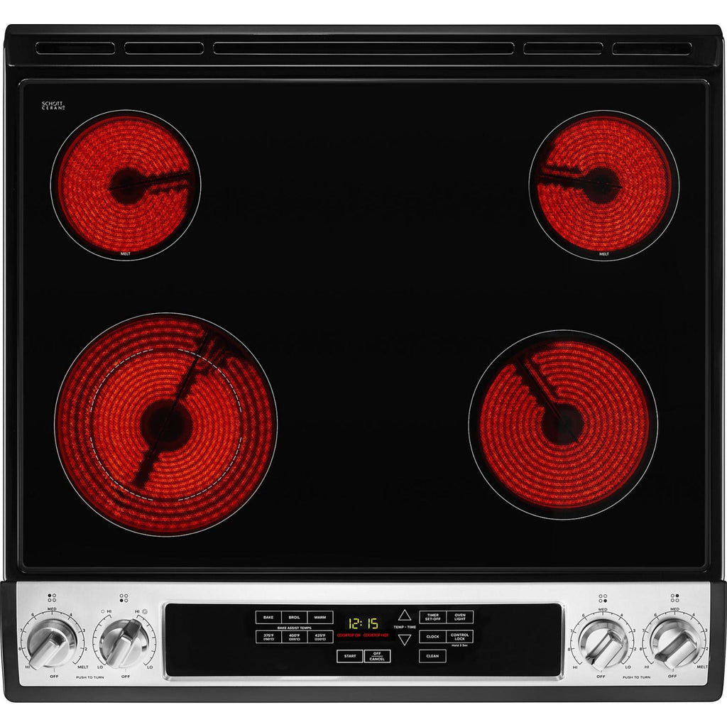 Cuisinière à commandes frontales Amana (YAES6603SFS) - Acier inoxydable