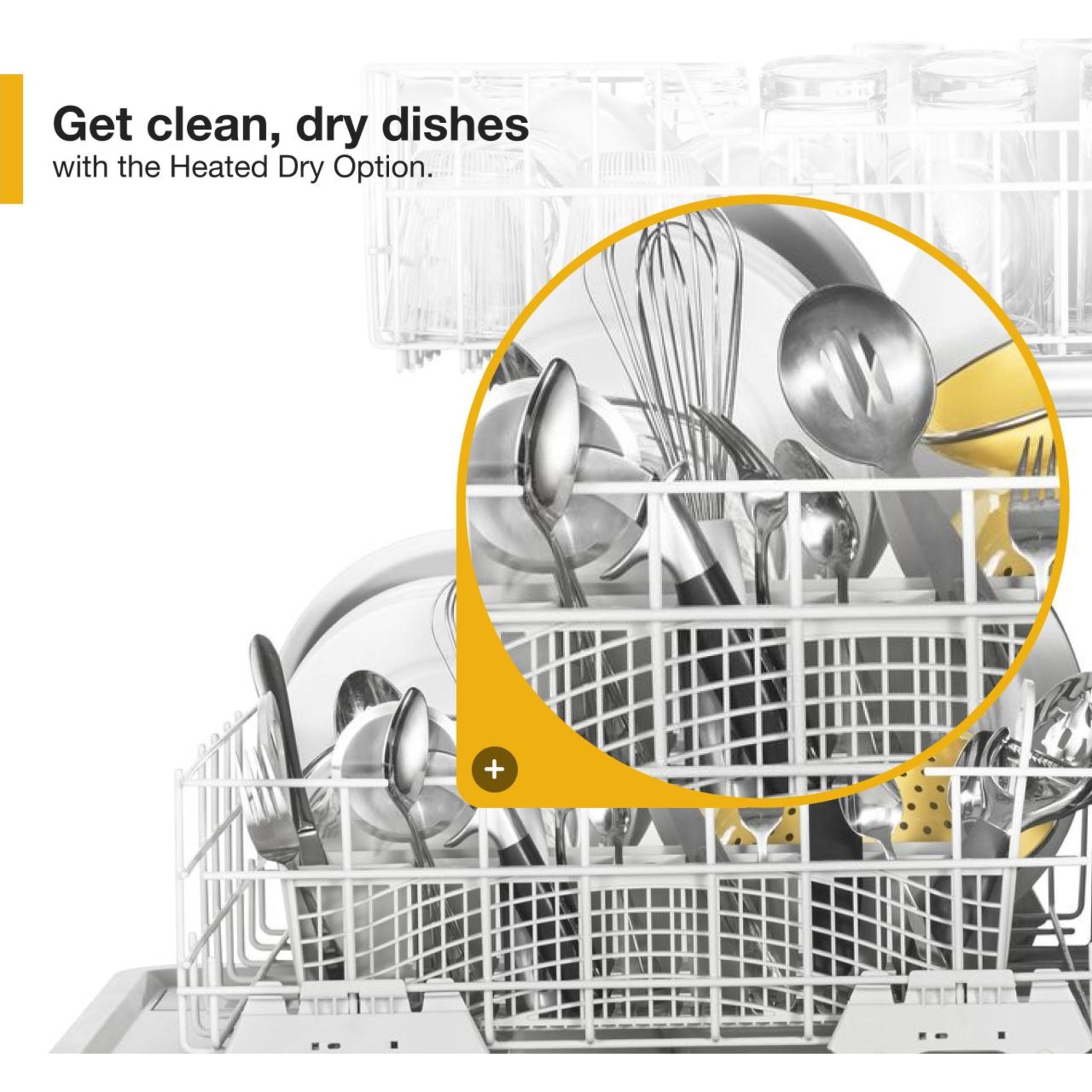 Lave-vaisselle portable Whirlpool, cuve en plastique (WDP370PAHB) - Noir