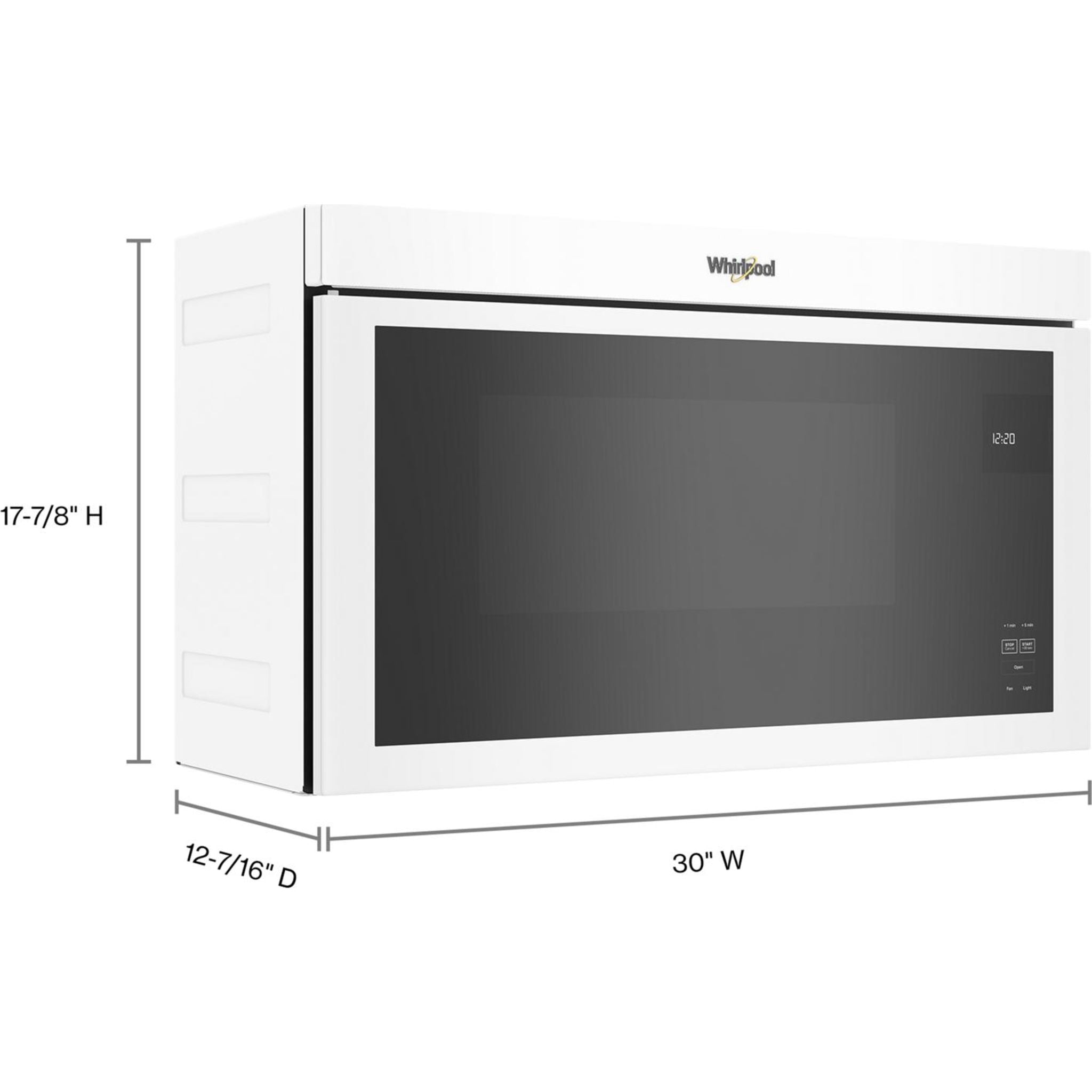 Four à micro-ondes Whirlpool à hotte intégrée (YWMMF5930PW) - Blanc
