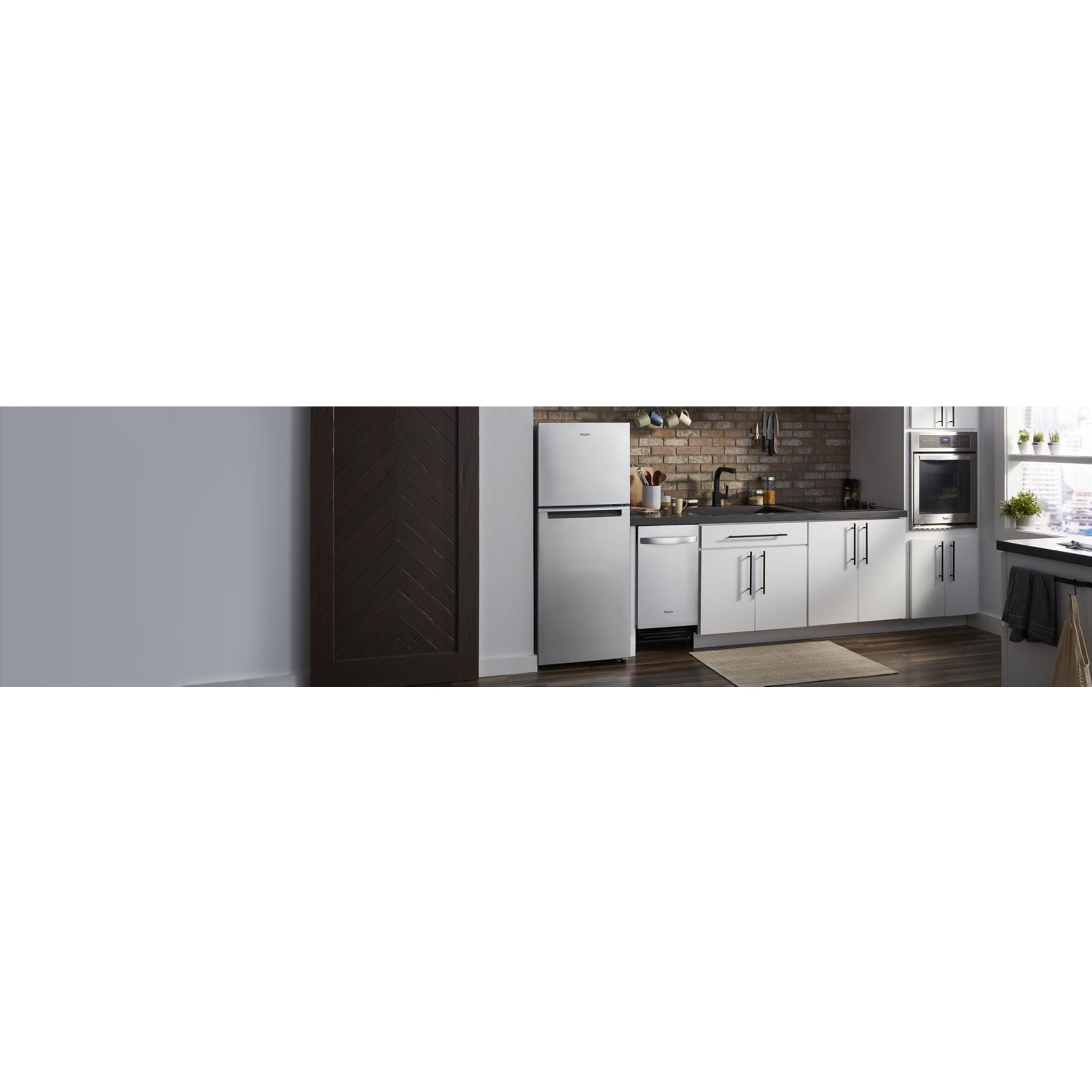 Réfrigérateur Whirlpool à congélateur supérieur (WRT112CZJZ) - Acier inoxydable FGPR
