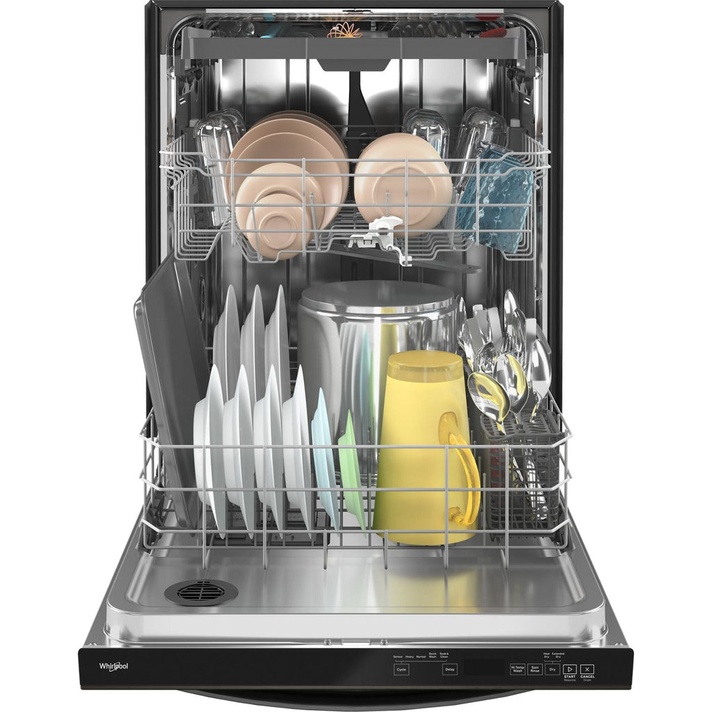 Lave-vaisselle Whirlpool, cuve en acier inoxydable (WDT750SAKV) - Acier inoxydable noir résistant aux impressions