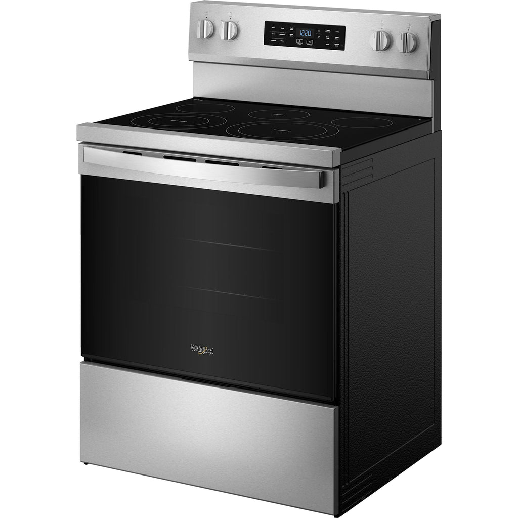 Cuisinière électrique Whirlpool 30 (YWFES5730SZ) - Acier inoxydable anti-traces de doigts