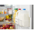 Réfrigérateur Whirlpool à congélateur supérieur (WRT312CZJV) - Finition inox noir