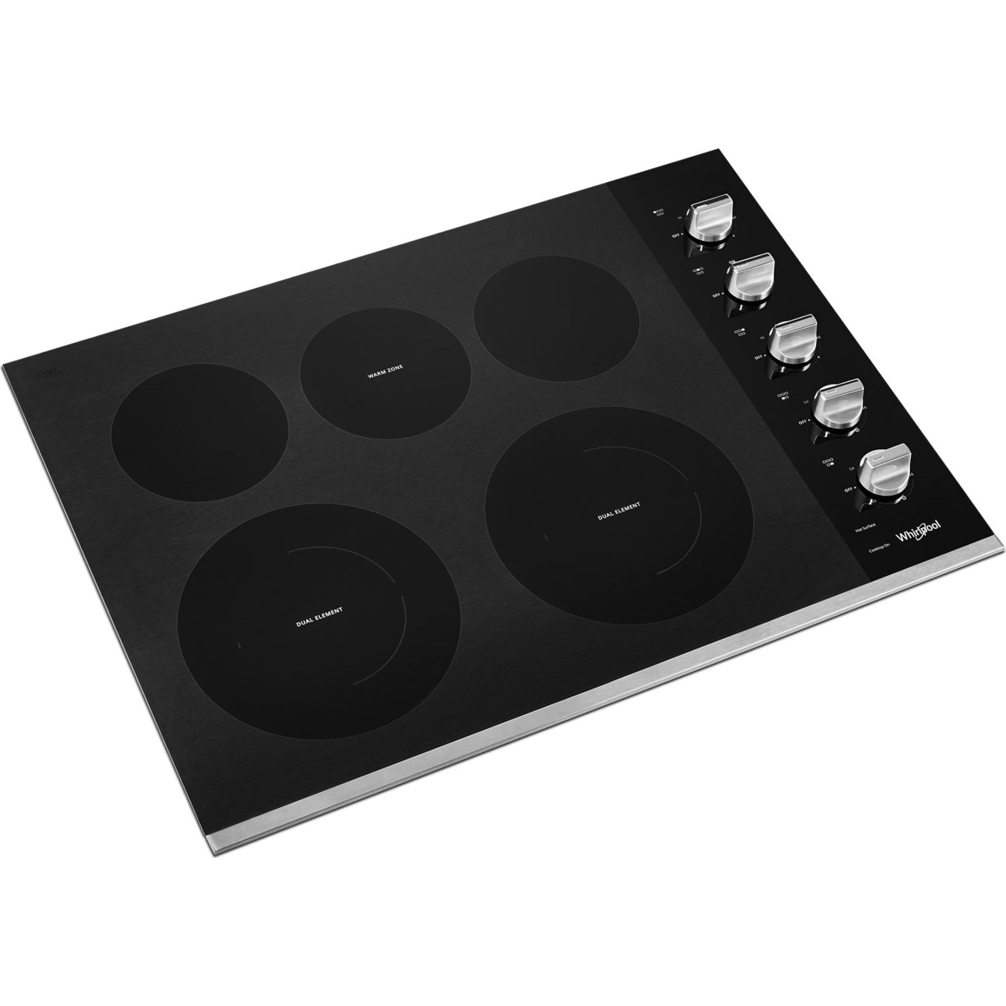 Plaque de cuisson Whirlpool 30 pouces (WCE77US0HS) - Acier inoxydable