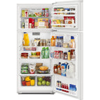 Réfrigérateur Whirlpool à congélateur supérieur (WRTX5028PW) - Blanc