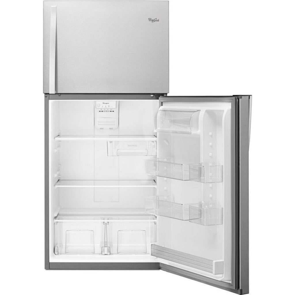 Réfrigérateur Whirlpool à congélateur supérieur (WRT549SZDM) - Acier inoxydable monochrome
