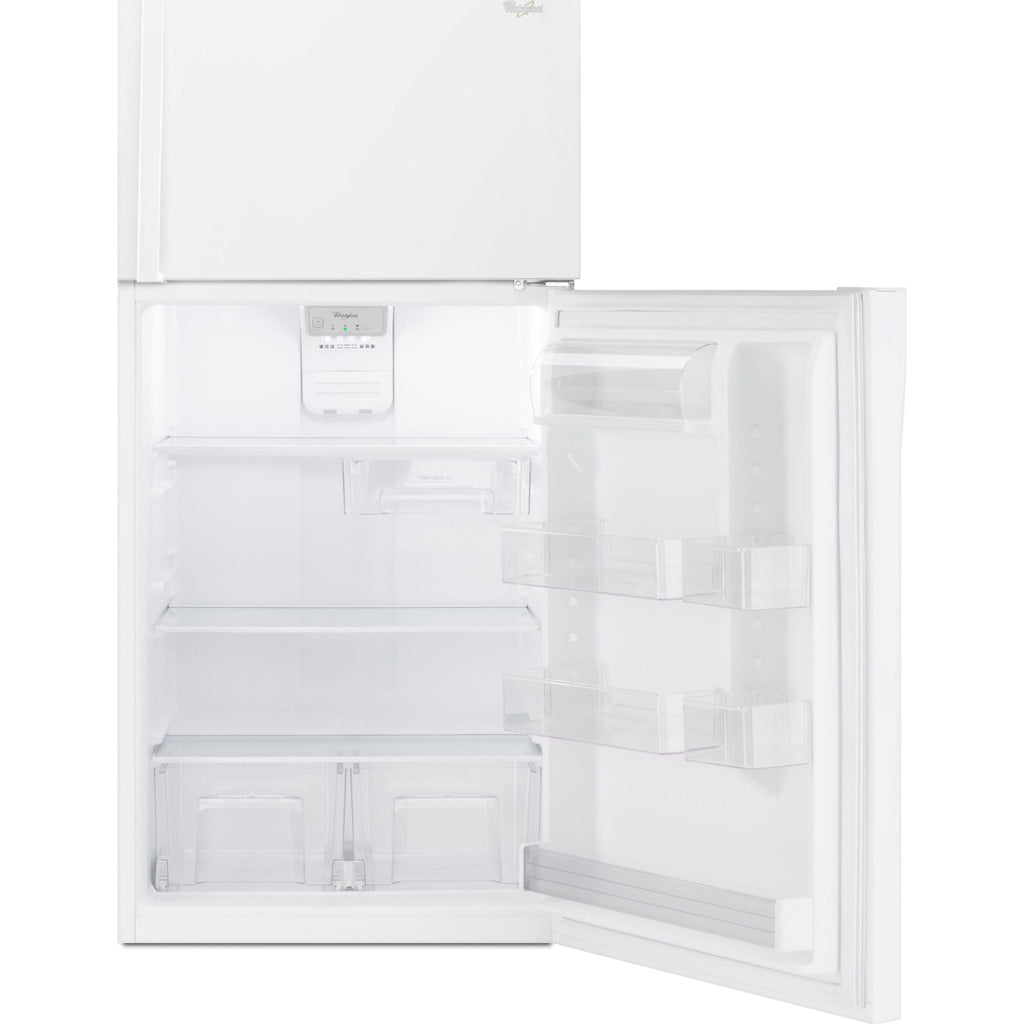 Réfrigérateur Whirlpool à congélateur supérieur (WRT549SZDW) - Blanc