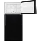 Réfrigérateur Whirlpool à congélateur supérieur (WRT134TFDB) - Noir