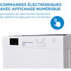 Lave-vaisselle Danby (DDW2400EW) - Blanc