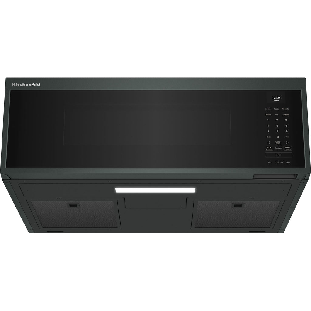 Four à micro-ondes KitchenAid à hotte intégrée (YKMML550RJP) - Genévrier