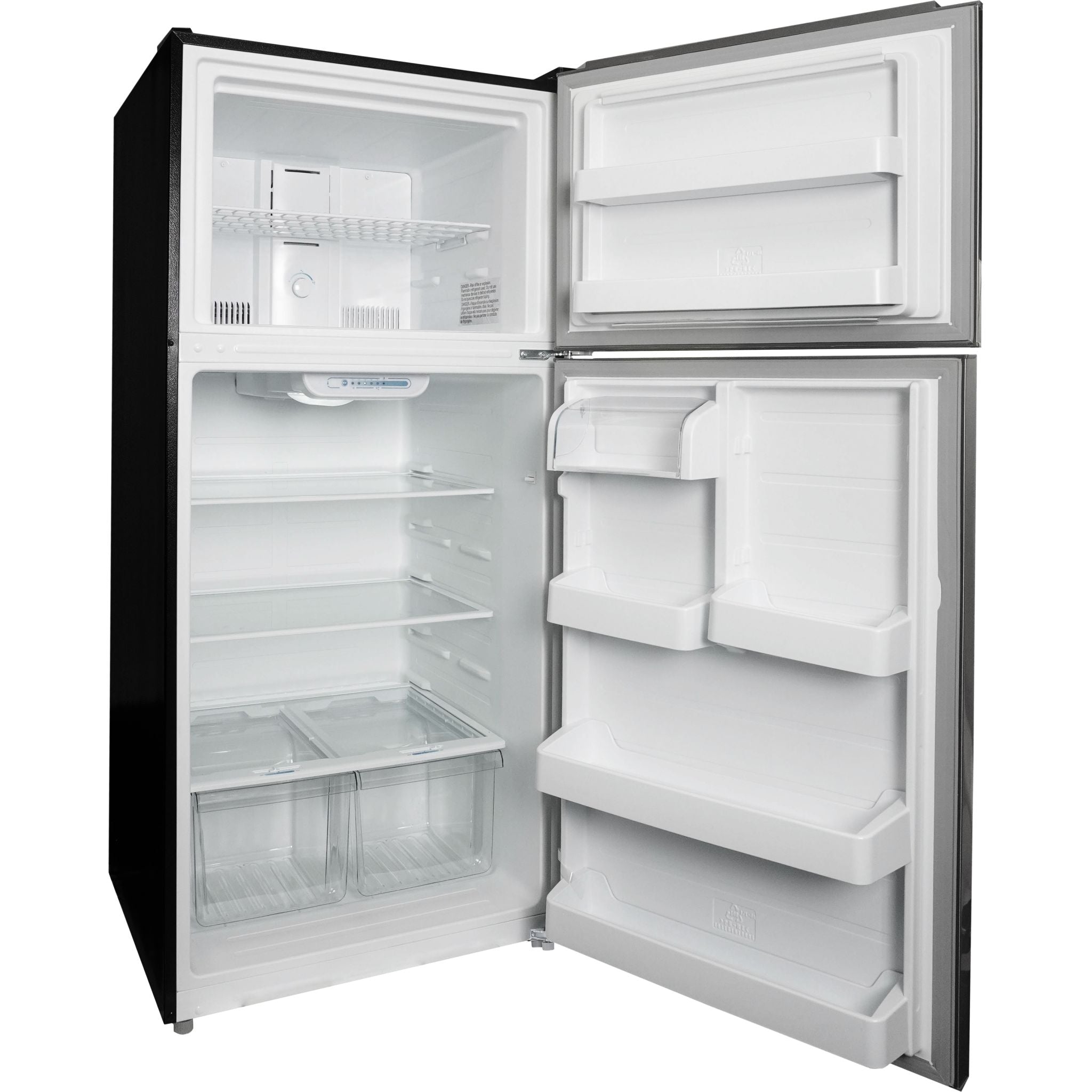 Réfrigérateur à congélateur supérieur Danby (DFF180E2SSDB) - Acier inoxydable