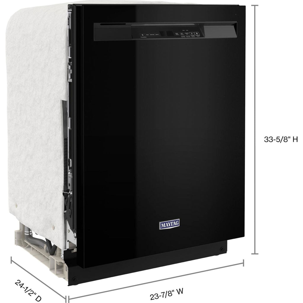 Lave-vaisselle Maytag, cuve en acier inoxydable (MDB4949SKB) - Noir