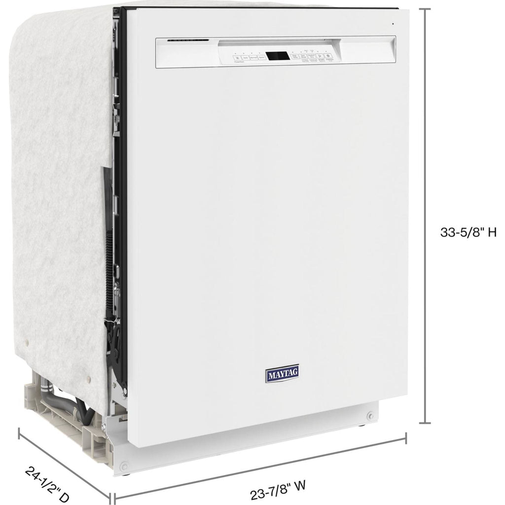 Lave-vaisselle Maytag, cuve en acier inoxydable (MDB4949SKW) - Blanc