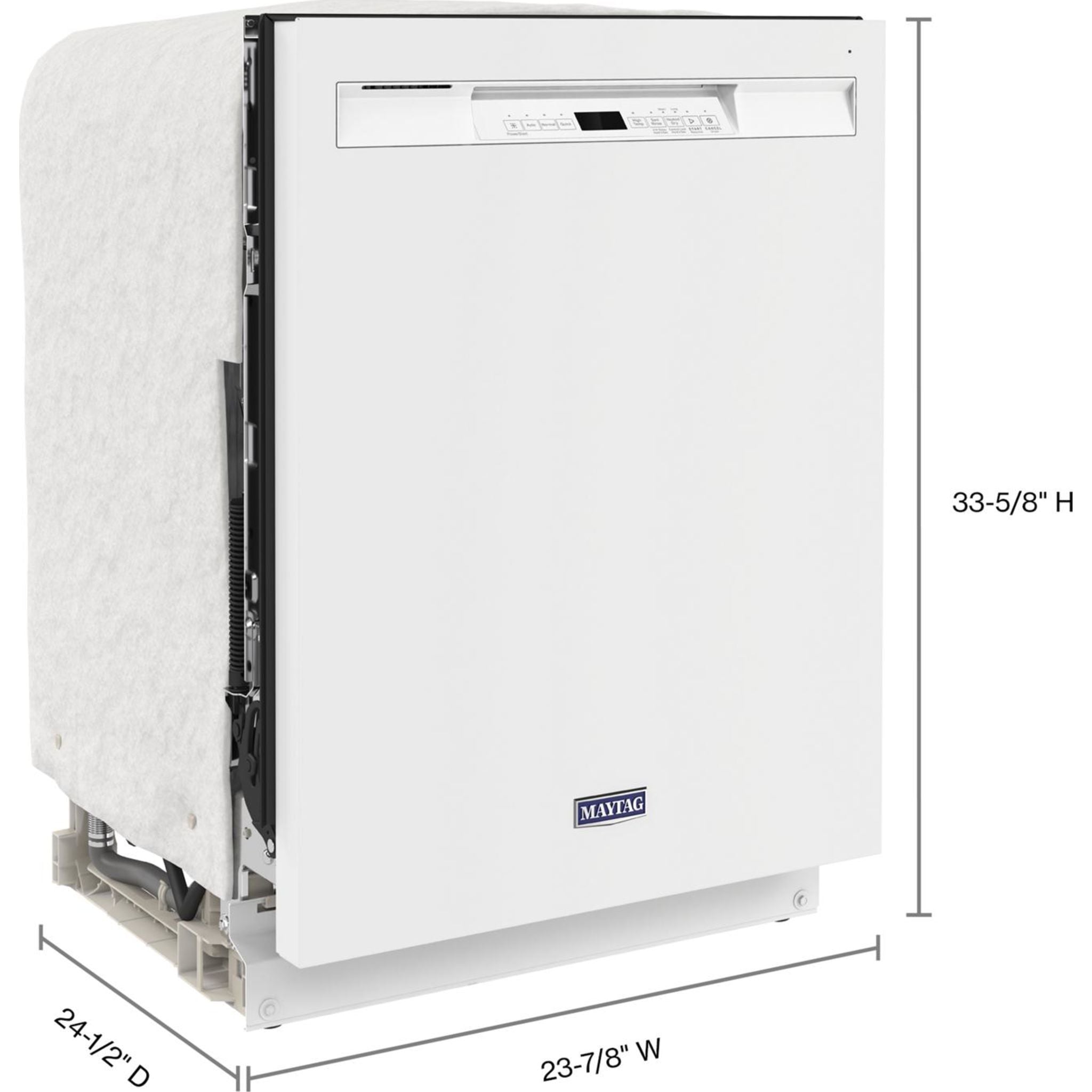Lave-vaisselle Maytag, cuve en acier inoxydable (MDB4949SKW) - Blanc