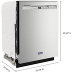 Lave-vaisselle Maytag avec cuve en acier inoxydable (MDB4949SKZ) - Acier inoxydable